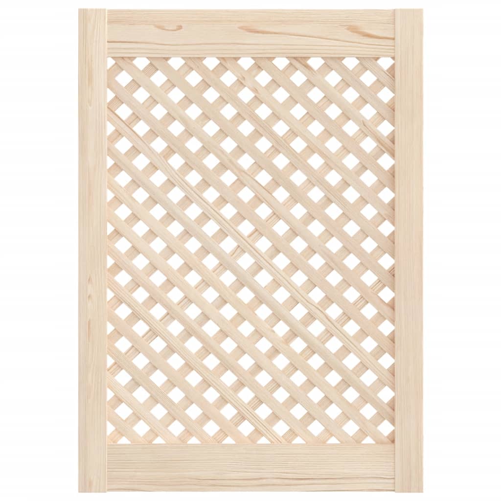 Ante con Design a Reticolo 2 pz 49,5x69 cm in Legno di Pino 372794