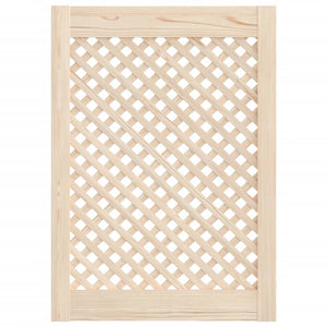 Ante con Design a Reticolo 2 pz 49,5x69 cm in Legno di Pino 372794