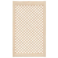 Ante con Design a Reticolo 2 pz 59,5x99 cm in Legno di Pinocod mxl 131847