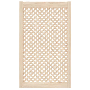 Ante con Design a Reticolo 2 pz 59,5x99 cm in Legno di Pinocod mxl 131847