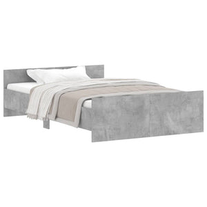 Giroletto con Testiera e Pediera Grigio Cemento 120x200 cmcod mxl 108008