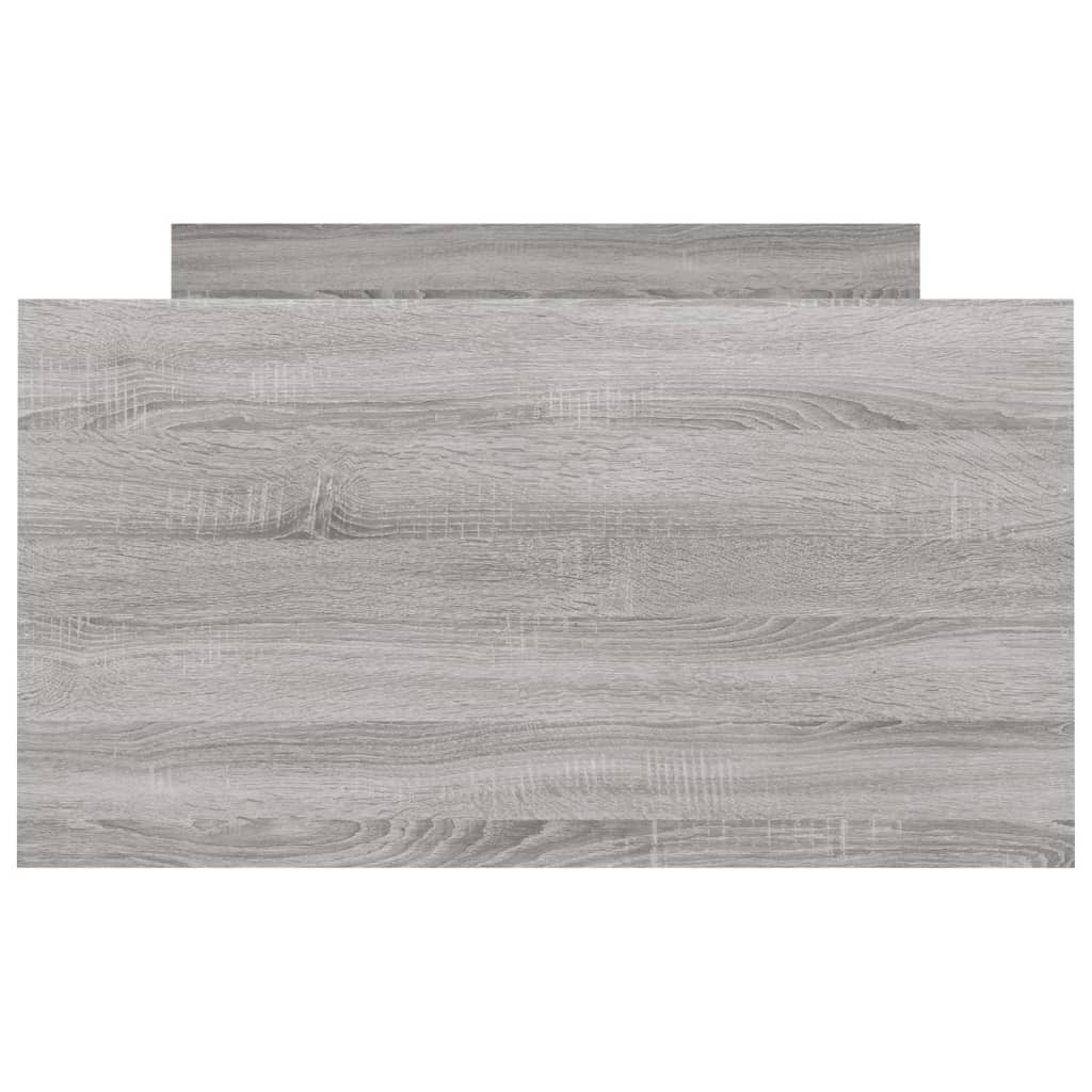 Giroletto con Testiera e Pediera Grigio Sonoma 100x200 cm 3203801