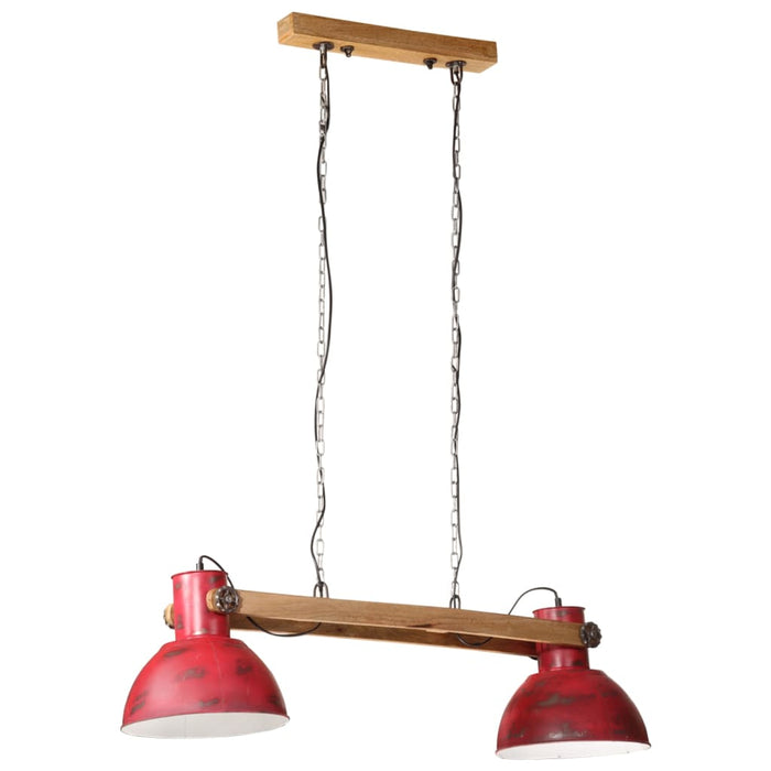 Lampada Pensile 25 W Rosso Anticato 85x28x109 cm E27 371839