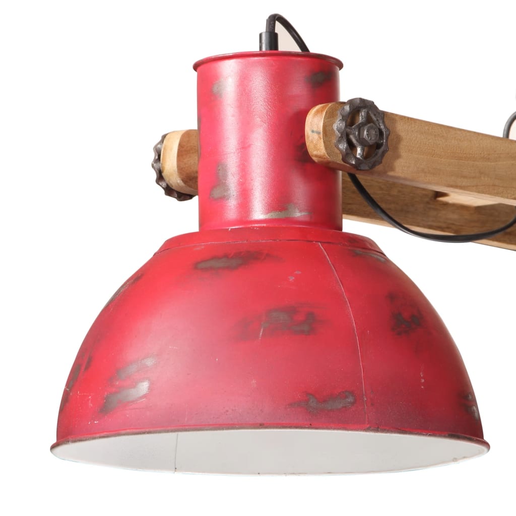 Lampada Pensile 25 W Rosso Anticato 85x28x109 cm E27 371839