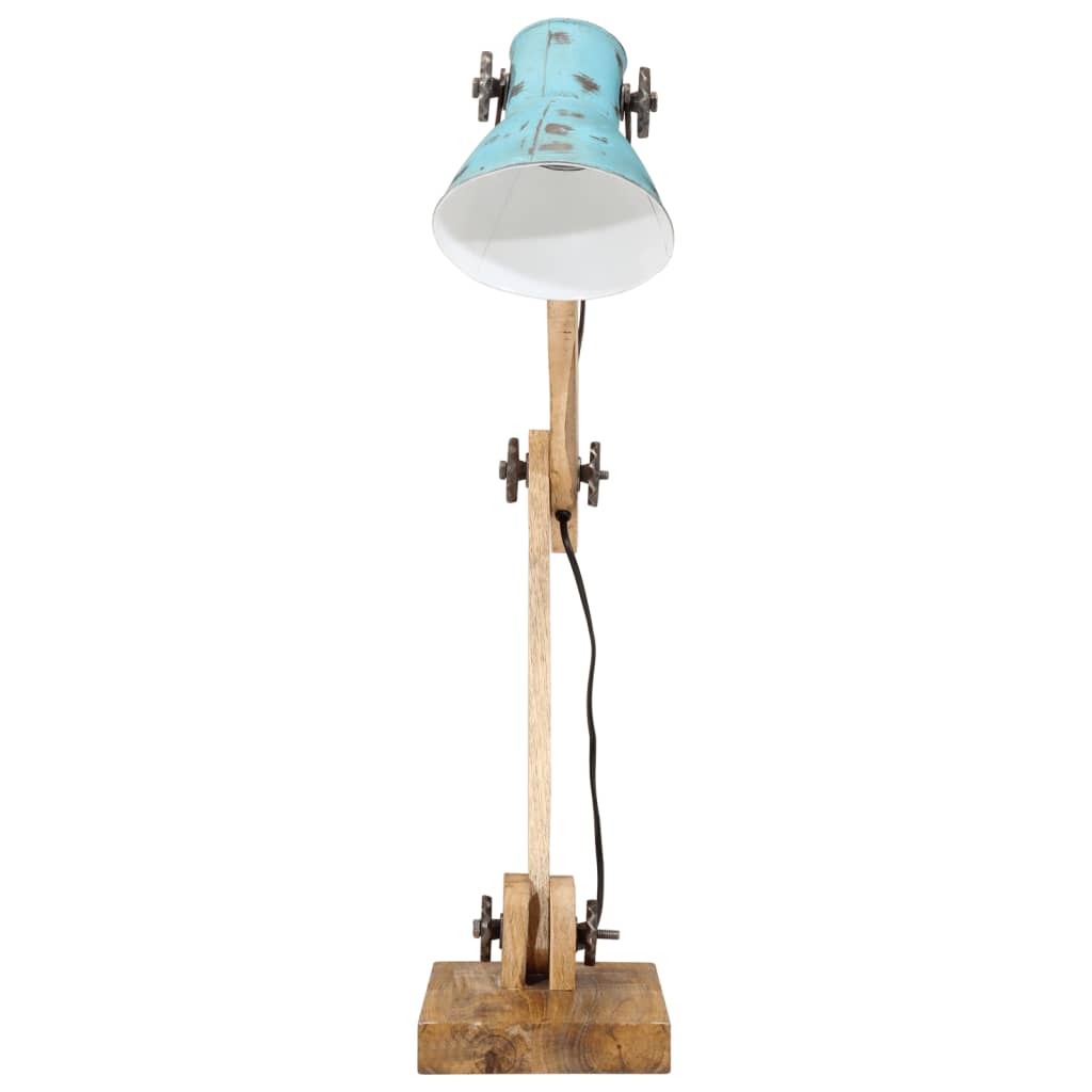 Lampada da Scrivania 25 W Blu Anticato 23x18x96 cm E27 371840