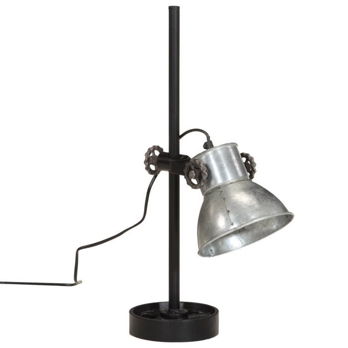 Lampada da Scrivania 25 W Argento Vintage 15x15x55 cm E27 371848