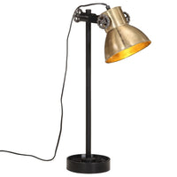 Lampada a Scrivania 25 W Ottone Anticato 15x15x55 cm E27 371849