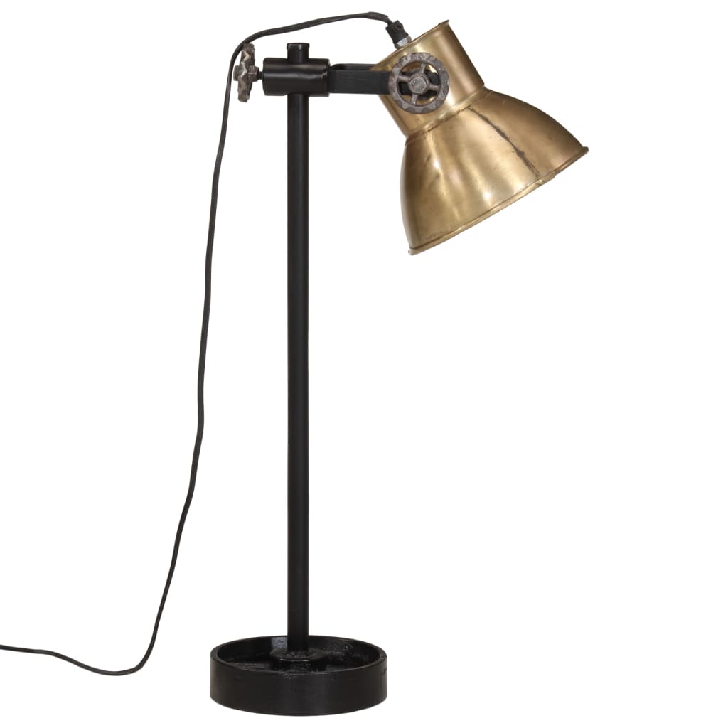 Lampada a Scrivania 25 W Ottone Anticato 15x15x55 cm E27 371849