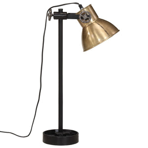 Lampada a Scrivania 25 W Ottone Anticato 15x15x55 cm E27 371849