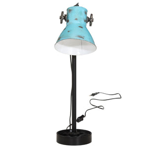 Lampada da Scrivania 25 W Blu Anticato 15x15x55 cm E27 371853