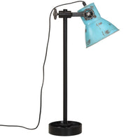 Lampada da Scrivania 25 W Blu Anticato 15x15x55 cm E27 371853