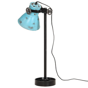 Lampada da Scrivania 25 W Blu Anticato 15x15x55 cm E27 371853