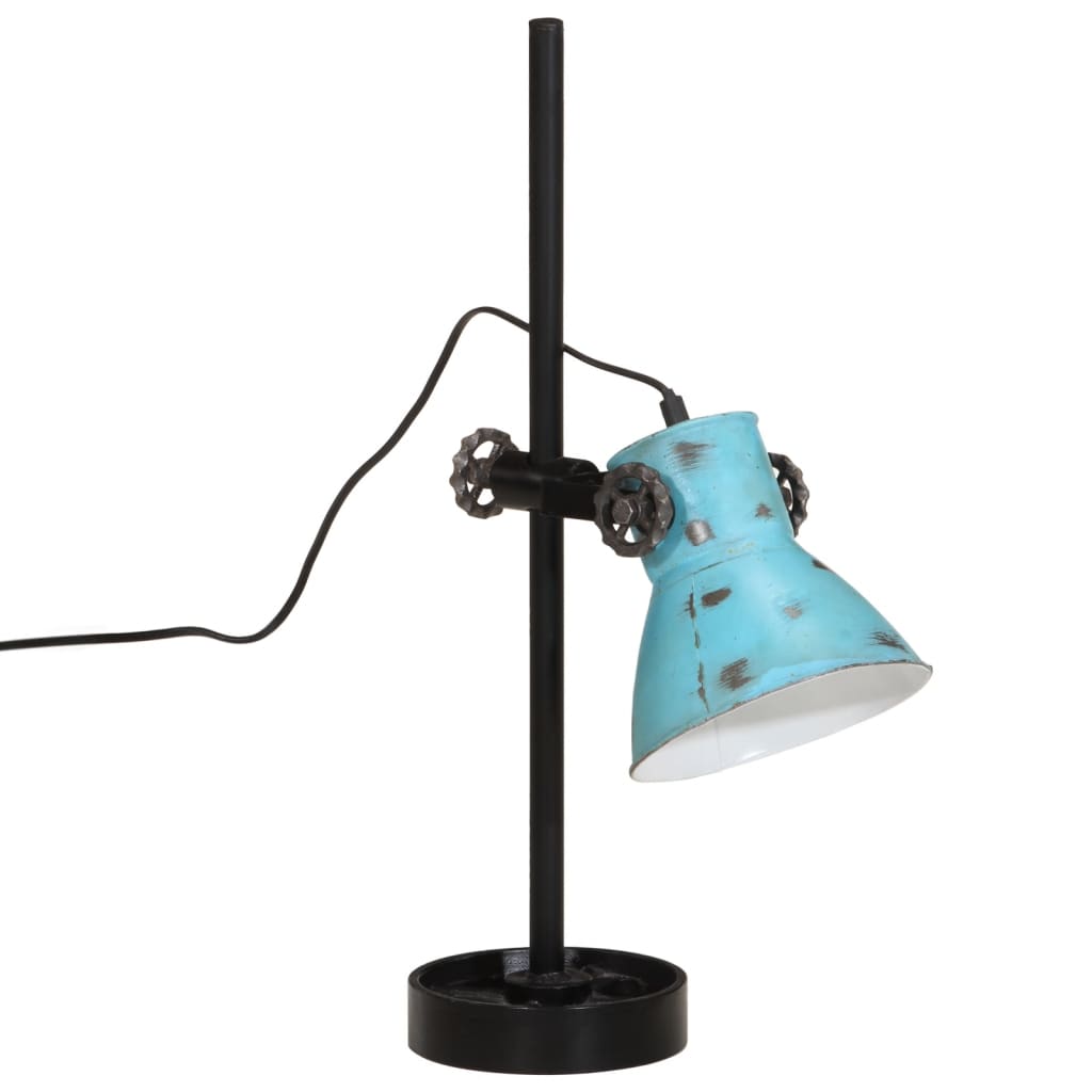 Lampada da Scrivania 25 W Blu Anticato 15x15x55 cm E27 371853