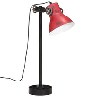 Lampada da Scrivania 25 W Rosso Anticato 15x15x55 cm E27 371854