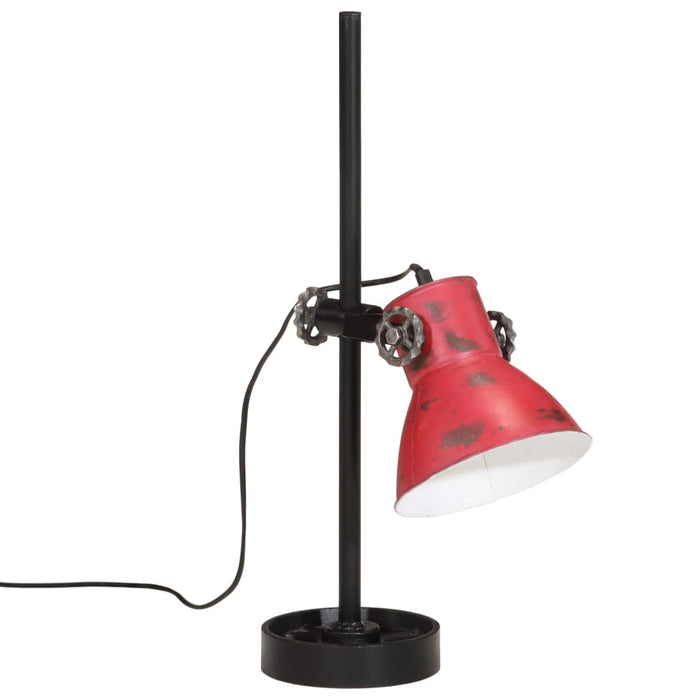 Lampada da Scrivania 25 W Rosso Anticato 15x15x55 cm E27 371854