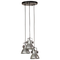 Lampada Pensile 25 W Argento Vintage 30x30x100 cm E27 371855