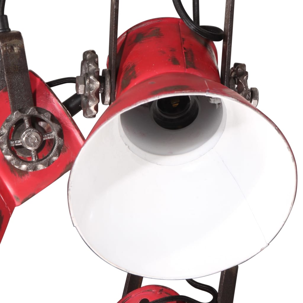 Lampada Pensile 25 W Rosso Anticato 30x30x100 cm E27 371861