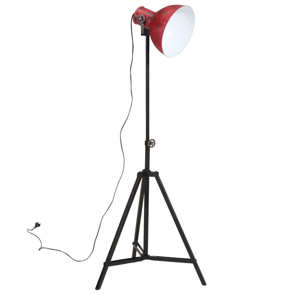 Lampada da Terra 25 W Rosso Anticato 61x61x90/150 cm E27 371868