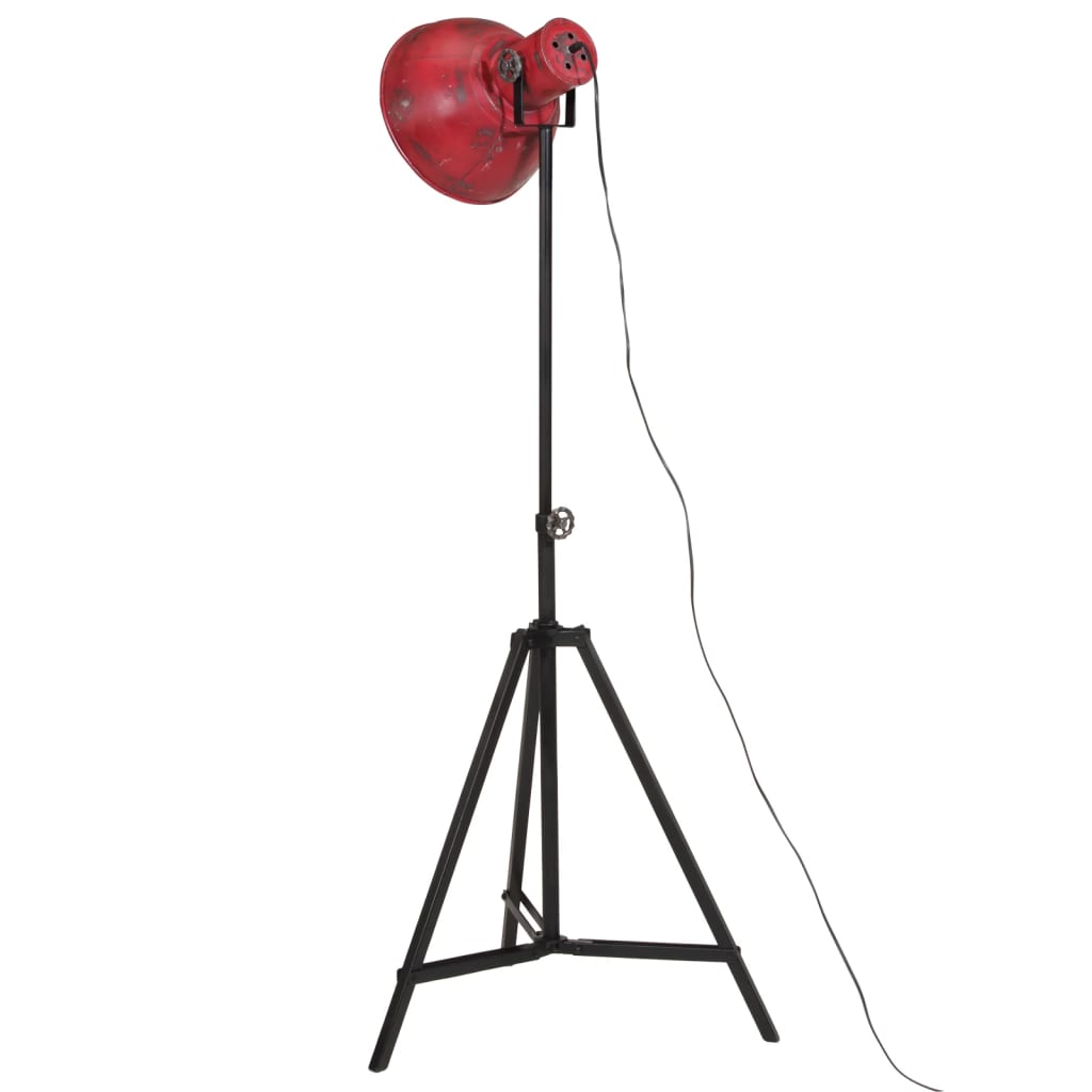 Lampada da Terra 25 W Rosso Anticato 61x61x90/150 cm E27 371868