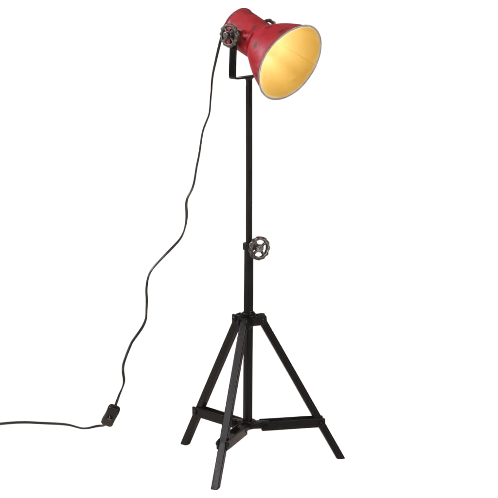 Lampada da Terra 25 W Rosso Anticato 35x35x65/95 cm E27 371875