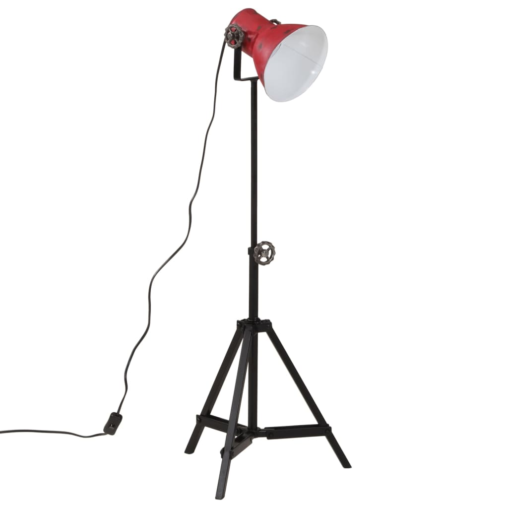 Lampada da Terra 25 W Rosso Anticato 35x35x65/95 cm E27 371875