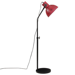 Lampada da Terra 25 W Rosso Anticato 30x30x90-150 cm E27 371882