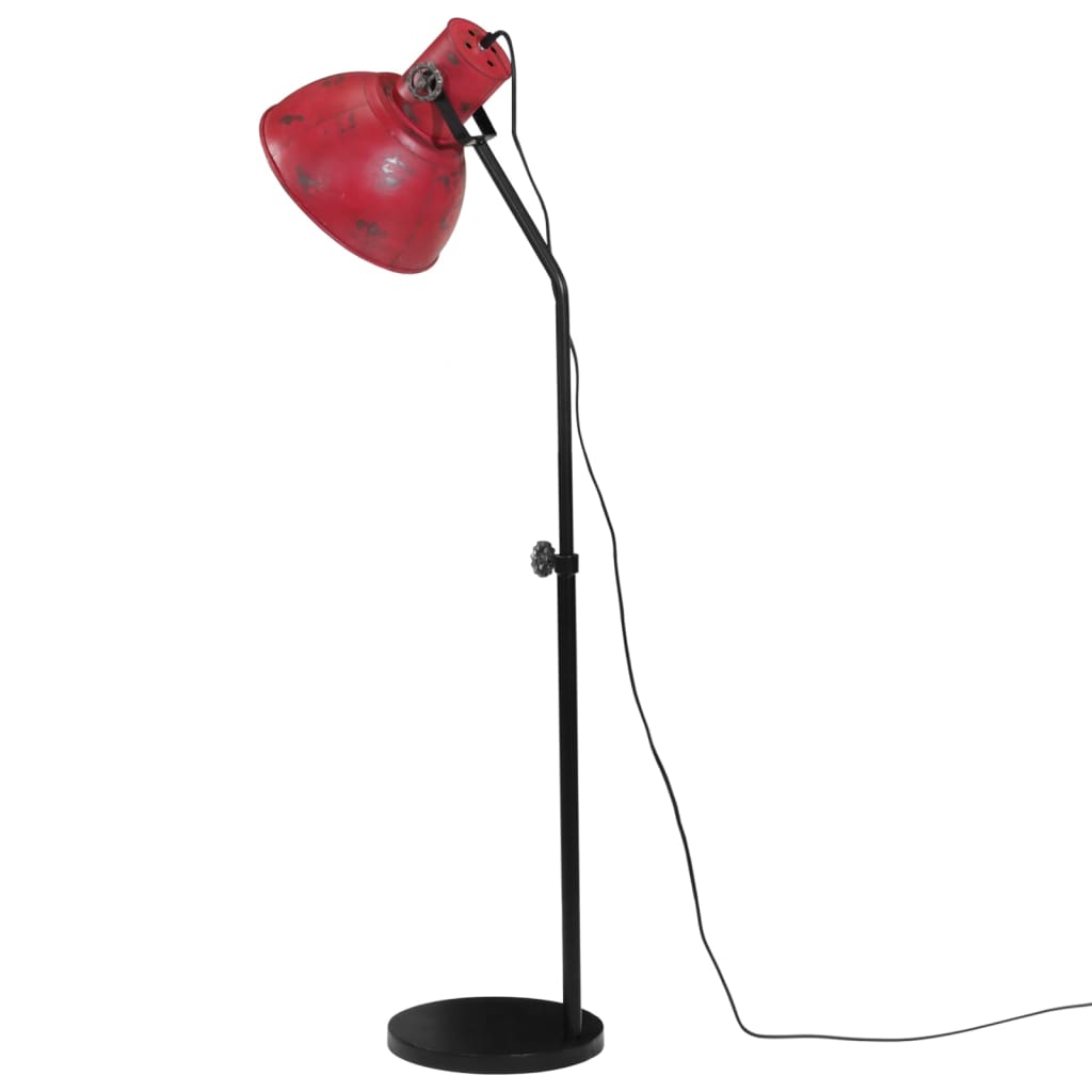 Lampada da Terra 25 W Rosso Anticato 30x30x90-150 cm E27 371882