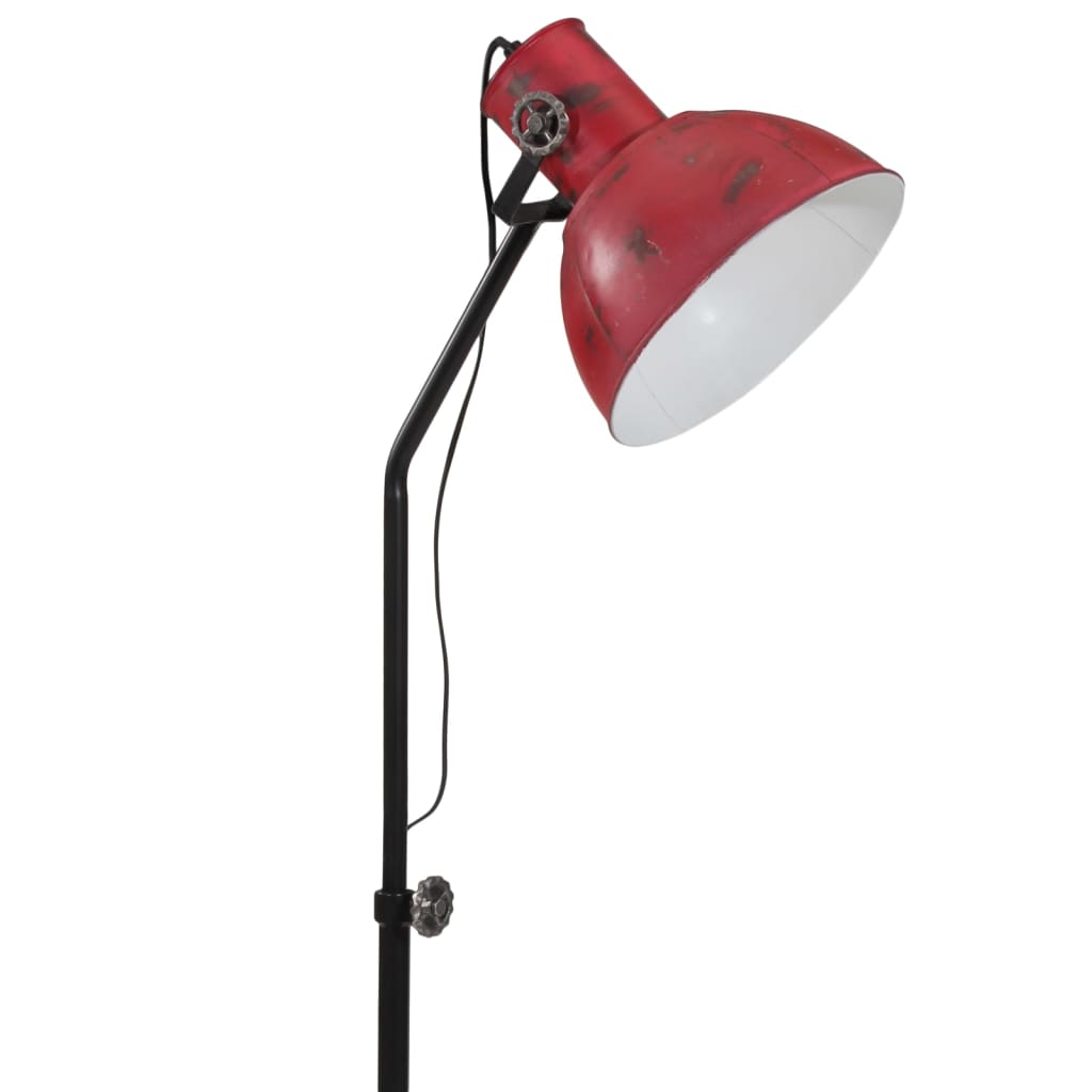 Lampada da Terra 25 W Rosso Anticato 30x30x90-150 cm E27 371882