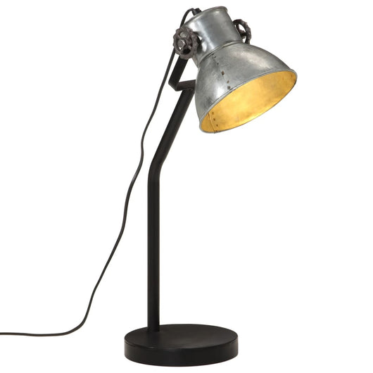 Lampada da Scrivania 25 W Argento Vintage 17x17x60 cm E27 371883