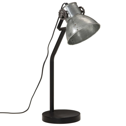 Lampada da Scrivania 25 W Argento Vintage 17x17x60 cm E27 371883