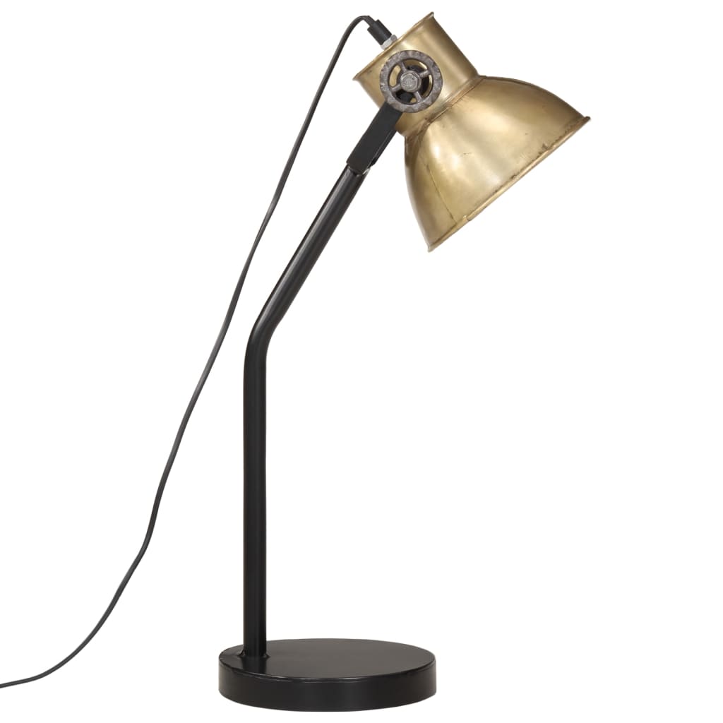 Lampada a Scrivania 25 W Ottone Anticato 17x17x60 cm E27 371884