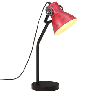 Lampada da Scrivania 25 W Rosso Anticato 17x17x60 cm E27 371889