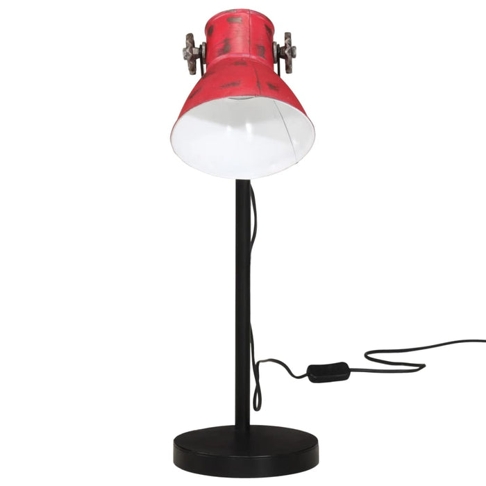 Lampada da Scrivania 25 W Rosso Anticato 17x17x60 cm E27 371889