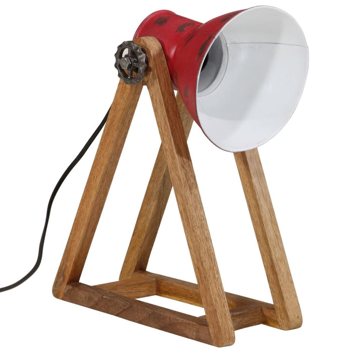 Lampada da Scrivania 25 W Rosso Anticato 30x17x40 cm E27 371903