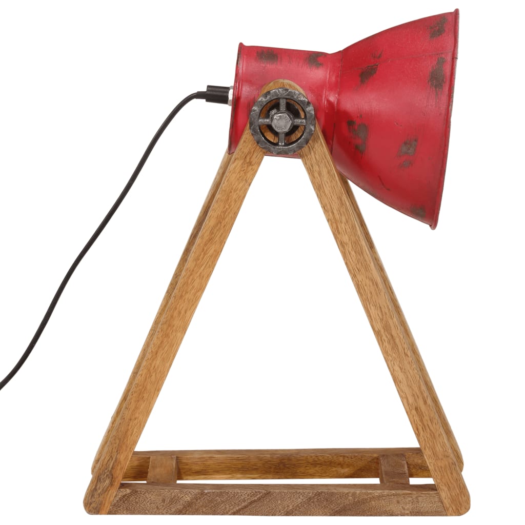 Lampada da Scrivania 25 W Rosso Anticato 30x17x40 cm E27 371903