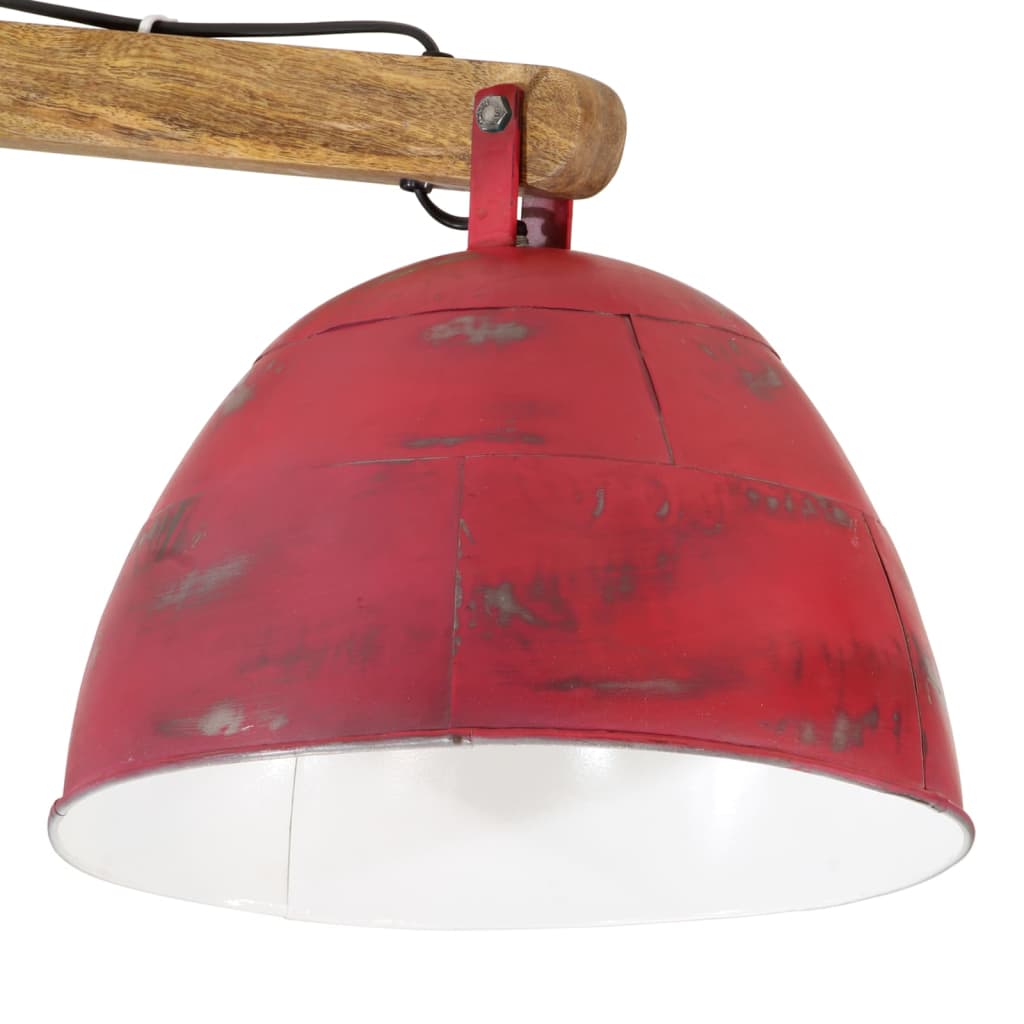 Lampada da Soffitto 25 W Rosso Anticato 105x30x65-108 cm E27 371927