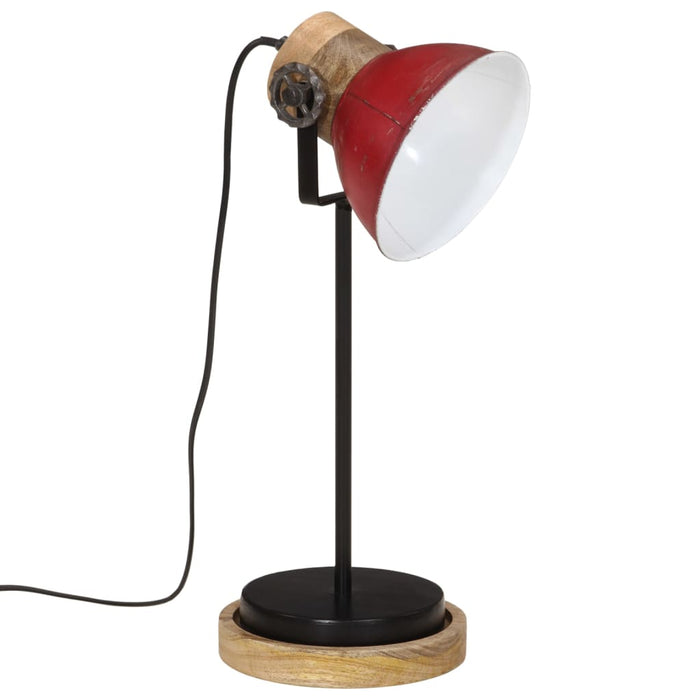 Lampada da Scrivania 25 W Rosso Anticato 17x17x50 cm E27 371948