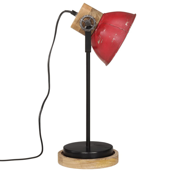 Lampada da Scrivania 25 W Rosso Anticato 17x17x50 cm E27 371948