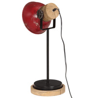 Lampada da Scrivania 25 W Rosso Anticato 17x17x50 cm E27 371948