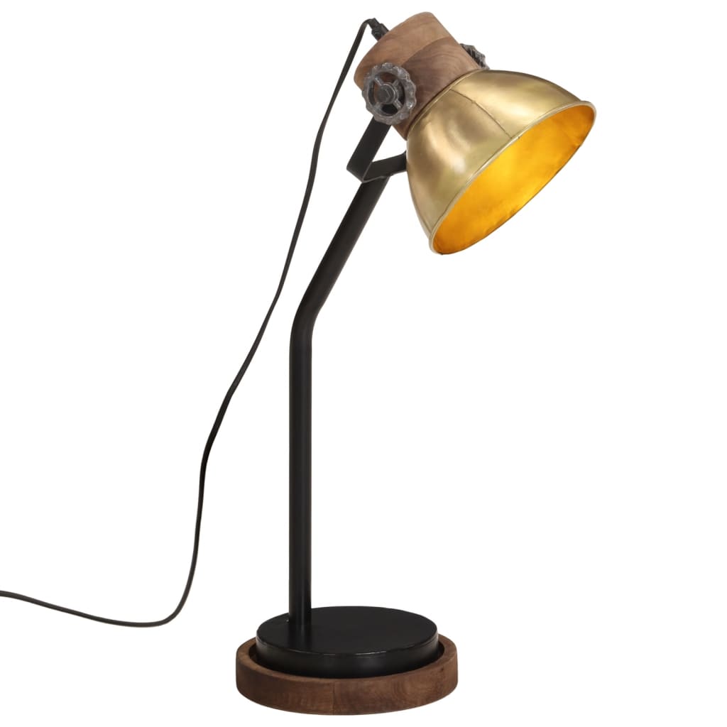 Lampada a Scrivania 25 W Ottone Anticato 18x18x60 cm E27 371950