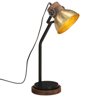 Lampada a Scrivania 25 W Ottone Anticato 18x18x60 cm E27 371950