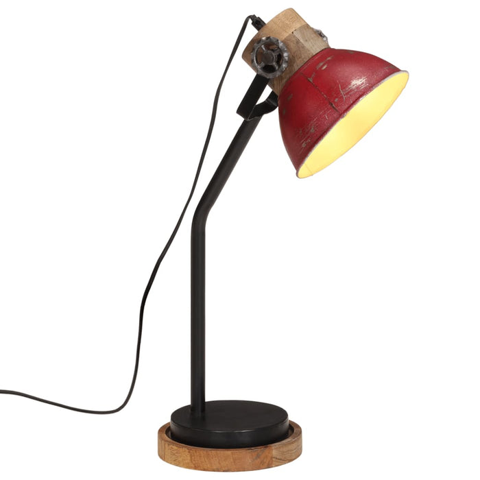 Lampada da Scrivania 25 W Rosso Anticato 18x18x60 cm E27 371955