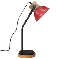 Lampada da Scrivania 25 W Rosso Anticato 18x18x60 cm E27 371955