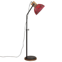 Lampada da Terra 25 W Rosso Anticato 30x30x100-150 cm E27 371962