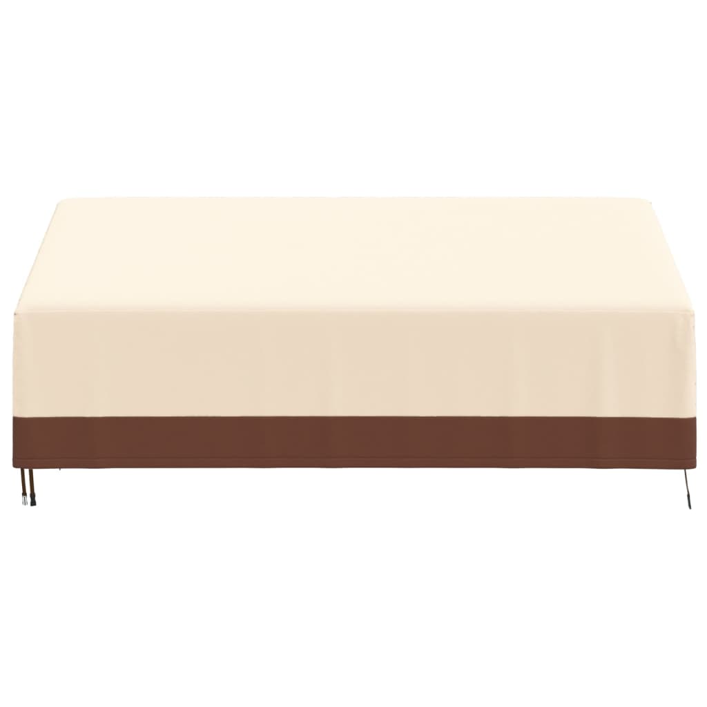 Copertura per Panca a 3 Posti Beige 198x97x48/74 cm 600D Oxfordcod mxl 84642