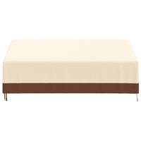 Copertura per Panca a 3 Posti Beige 198x97x48/74 cm 600D Oxfordcod mxl 84642