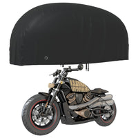 Copertura per Moto Nera 220x95x110 cm 210D Oxford 359690