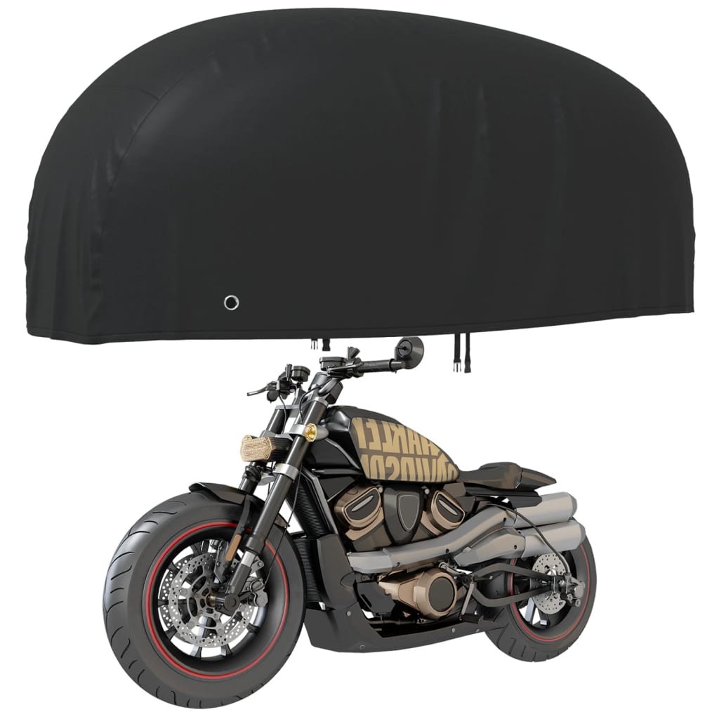 Copertura per Moto Nera 245x105x125 cm 210D Oxfordcod mxl 132592