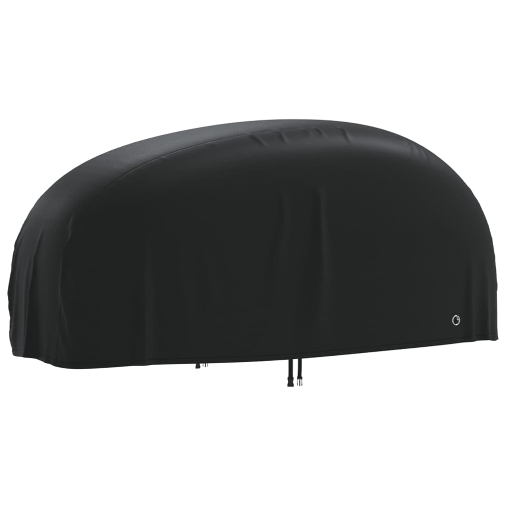 Copertura per Moto Nera 265x105x125 cm 210D Oxford 359693