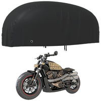 Copertura per Moto Nera 295x110x140 cm 210D Oxfordcod mxl 84664